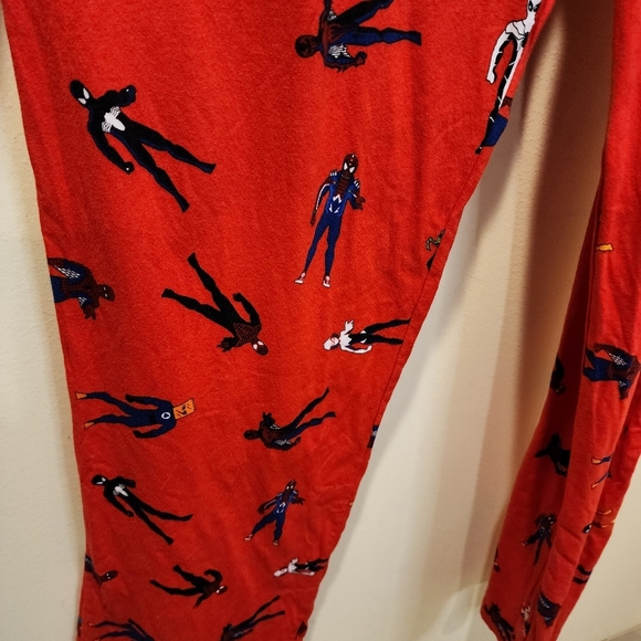 Marvel Men's Red Spider Man  Pajama Pants with Character Print Size L - Picture 7 of 12